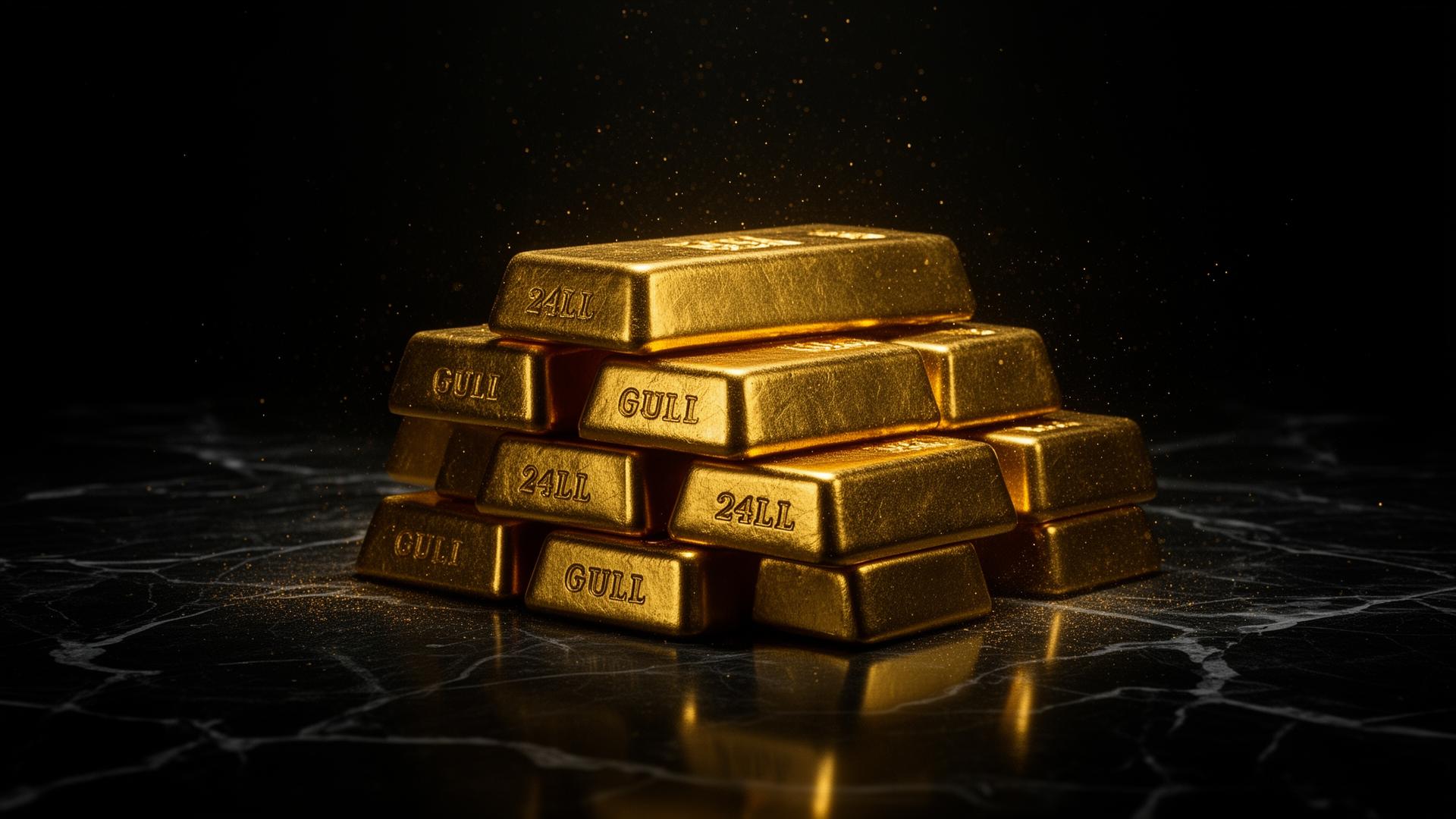 Gold bullion bars